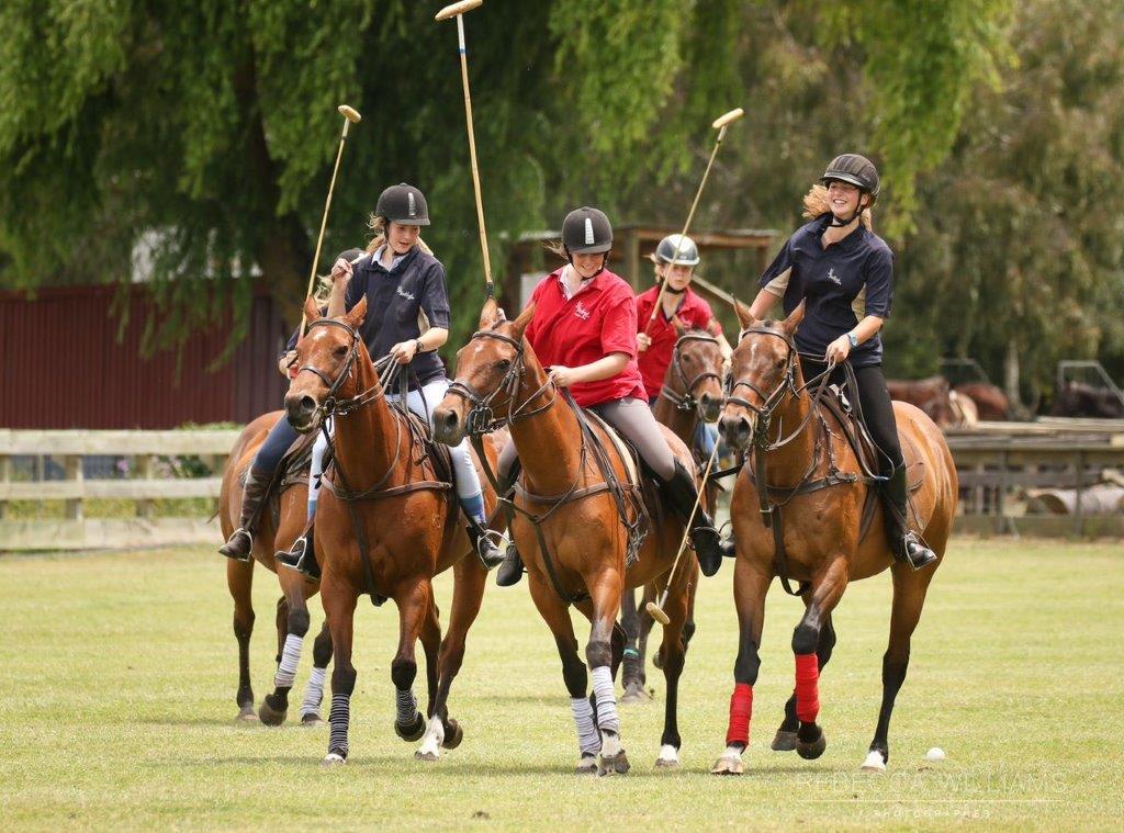 Last year's Birchleigh Polo students in action on the field